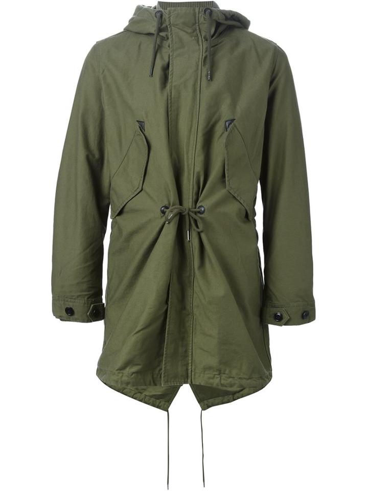 Diesel 'j-ibiki' Parka, Men's, Size: Large, Green, Nylon/polyester