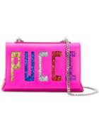 Emilio Pucci - Pucci Glitter Shoulder Bag - Women - Calf Leather/pvc - One Size, Pink/purple, Calf Leather/pvc