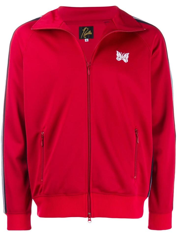 Needles Striped Sleeves Track Jacket - Red