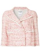 Chanel Vintage Double Breasted Tweed Jacket - Red