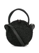 Sensi Studio Round Wicked Handbag - Black
