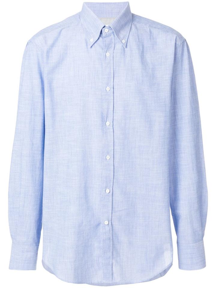 Brunello Cucinelli Button Down Casual Shirt - Blue