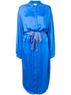 Forte Forte Loose Fit Shirt Dress - Blue