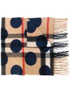 Burberry Kids - Classic Burberry Print And Polka Dot Scarf - Kids - Cashmere - One Size