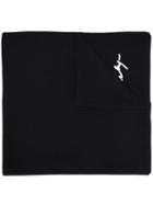 Givenchy Embroidered Script Scarf - Black