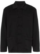 Issey Miyake Men Chinese Button Shirt Jacket - Black