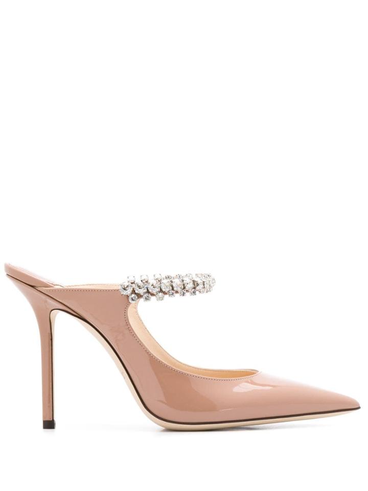 Jimmy Choo Bing 100mm Mules - Pink