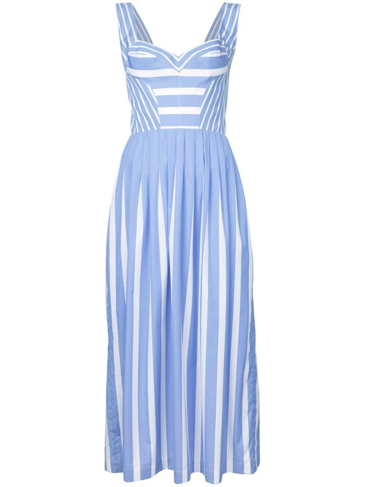 Ermanno Scervino Striped Sundress - Blue