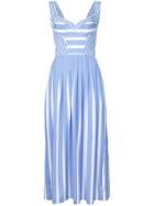 Ermanno Scervino Striped Sundress - Blue