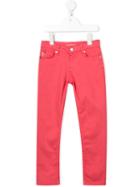 Paul Smith Junior Straight Leg Trousers, Girl's, Size: 6 Yrs, Pink/purple
