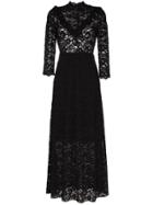 By Timo High Neck Lace Maxi Dress - Black
