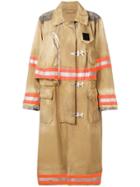Calvin Klein 205w39nyc Oversized Fireman Coat - Brown