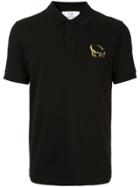 Ck Calvin Klein Pig Motif Polo Shirt - Black