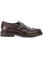 Henderson Baracco Fringe Detail Monks - Brown