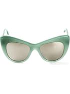Stella Mccartney Cat Eye Sunglasses, Women's, Blue, Acetate