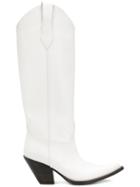 Maison Margiela Knee-length Western Boots - White