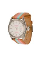 La Californienne Pink Palm Beach Rolex Oyster Perpetual Date Leather