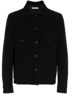 Our Legacy Button Up Wool Shirt Jacket - Black