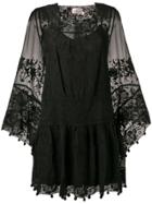 Zimmermann Lace-embroidered Shift Dress - Black