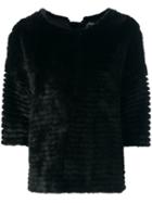 Christian Dior Vintage Fur Top, Women's, Black