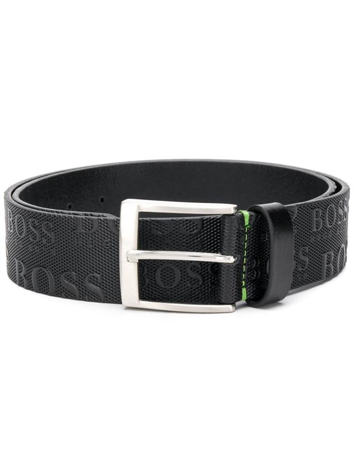 Boss Hugo Boss Embossed Logo Belt - Black