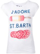 Printed Jolie T-shirt - Women - Cotton - S, White, Cotton, Mc2 Saint Barth