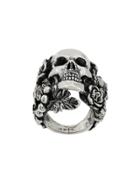 Ugo Cacciatori Embellished Skull Ring - Metallic