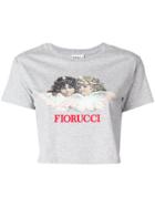 Fiorucci Angels Cropped T-shirt - Grey