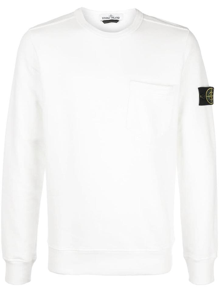 Stone Island Logo Patch Sweatshirt - V0099