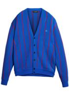 Burberry Reissued 1987 Striped Cardigan - Blue