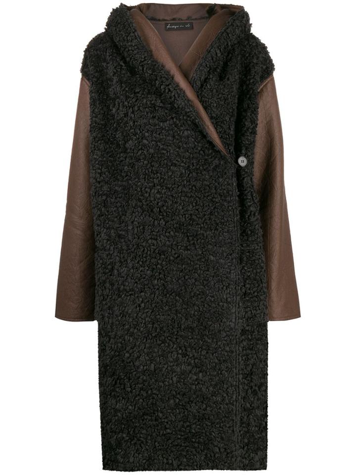 Phisique Du Role Reversible Faux-shearling Coat - Brown