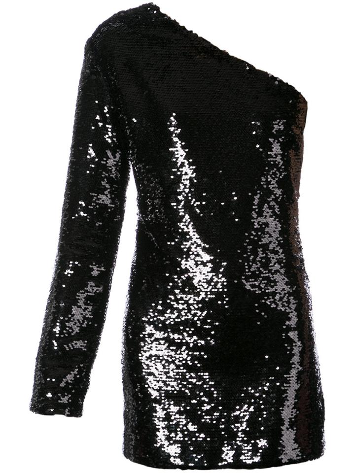 Rta Edie Fitted Mini Dress - Black