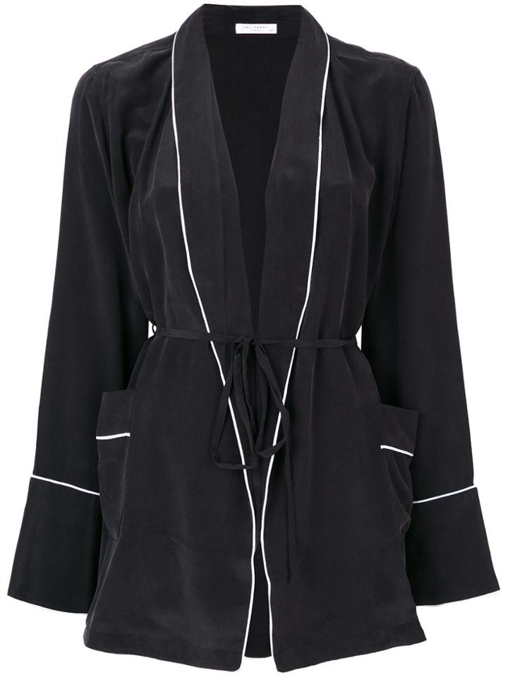 Equipment Oversized Belt Blazer - Black