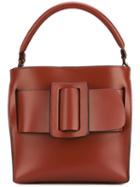 Boyy - Buckled Tote - Women - Calf Leather/suede - One Size, Brown, Calf Leather/suede
