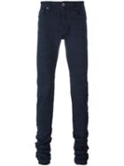 Diesel Black Gold Extended Leg Skinny Trousers, Men's, Size: 32, Blue, Cotton/polyester/spandex/elastane