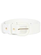 Ryan Roche Buckle Belt - White