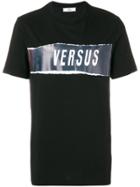Versus Zayn X Versus Logo Graphic T-shirt - Black
