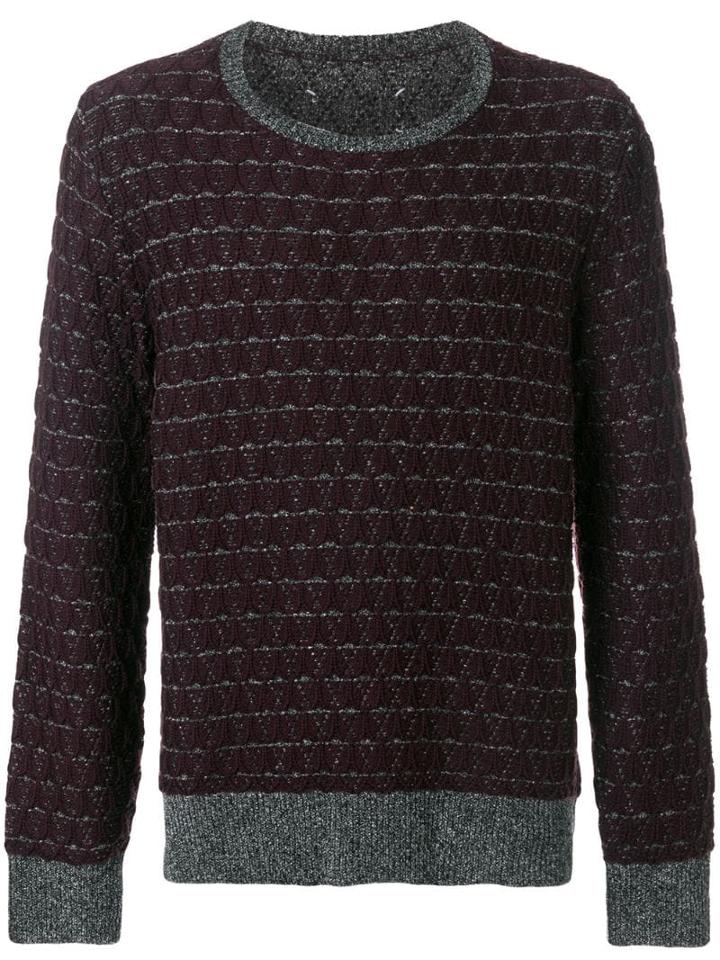 Maison Margiela Wave Knit Sweater - Pink
