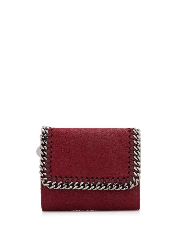 Stella Mccartney Falabella Tri-fold Wallet - Red