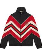 Gucci Oversize Jacket With Lyre Patch - Black
