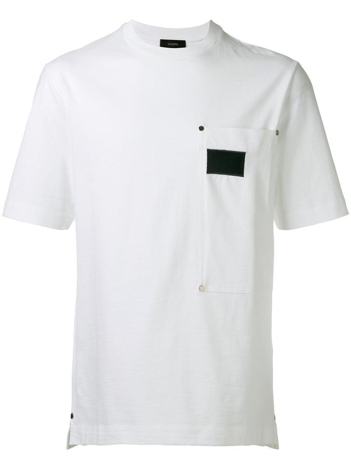 Joseph Patch Pocket T-shirt, Men's, Size: Medium, White, Cotton