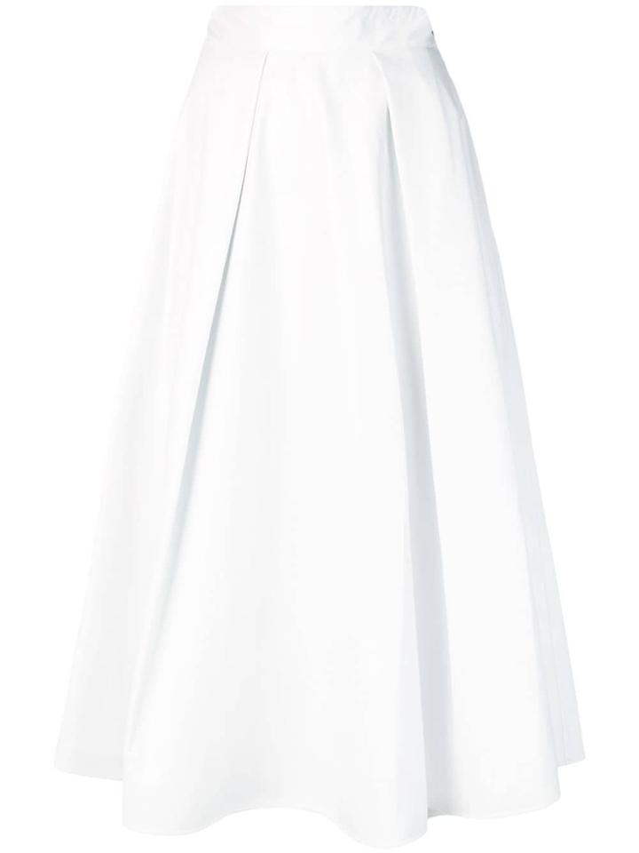 Msgm A-line Shape Skirt - White