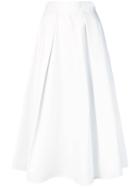 Msgm A-line Shape Skirt - White