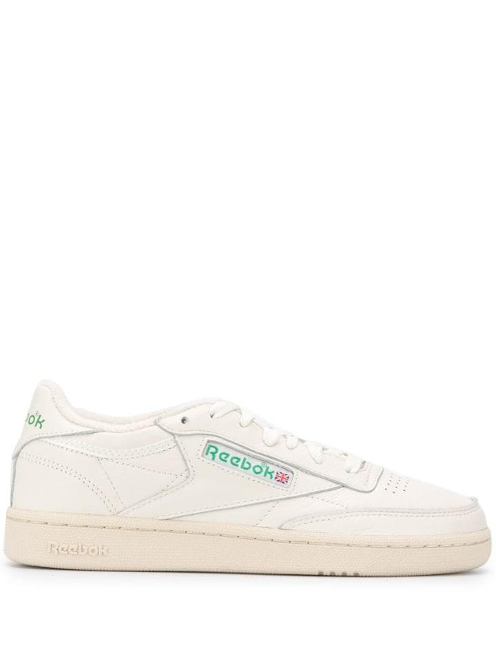 Reebok Logo Patch Sneakers - White