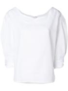 Vilshenko Embroidered Butterfly Blouse - White