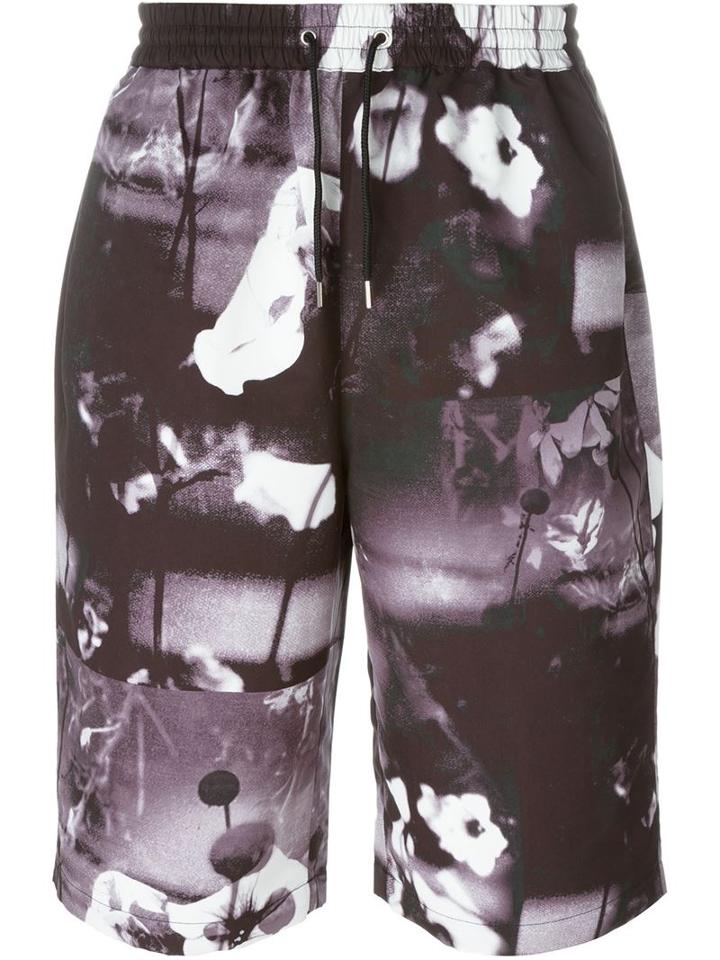 Mcq Alexander Mcqueen Hyper Floral Print Swim Shorts