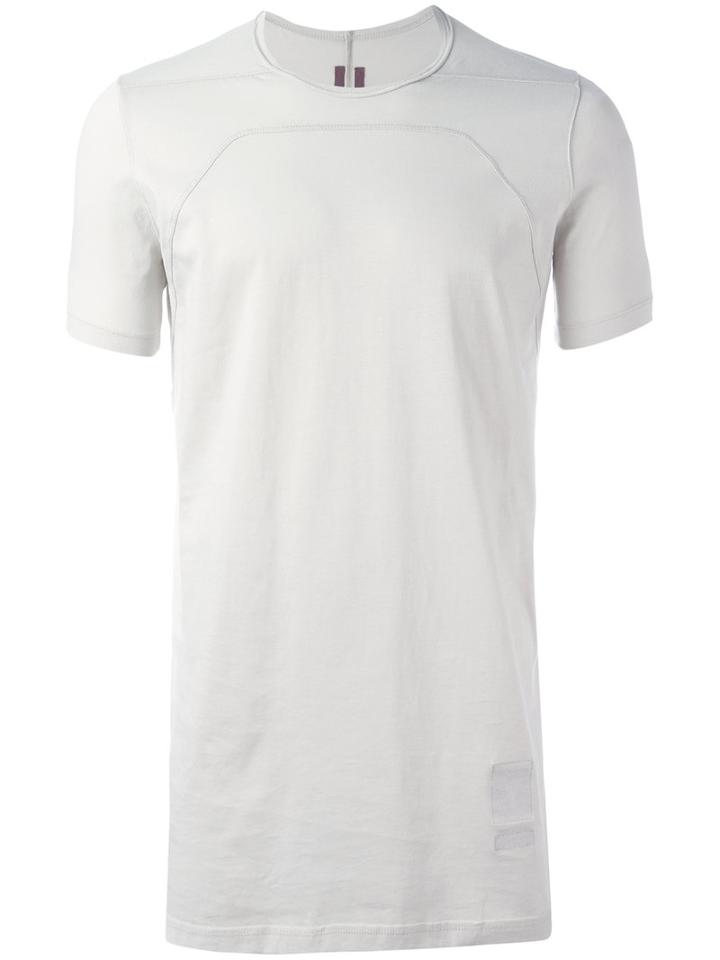 Rick Owens Drkshdw Long T-shirt, Men's, Size: Xl, Nude/neutrals, Cotton