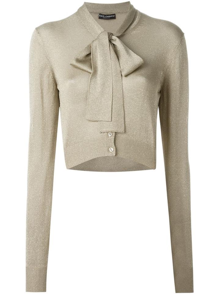 Dolce & Gabbana Pussy Bow Cardigan