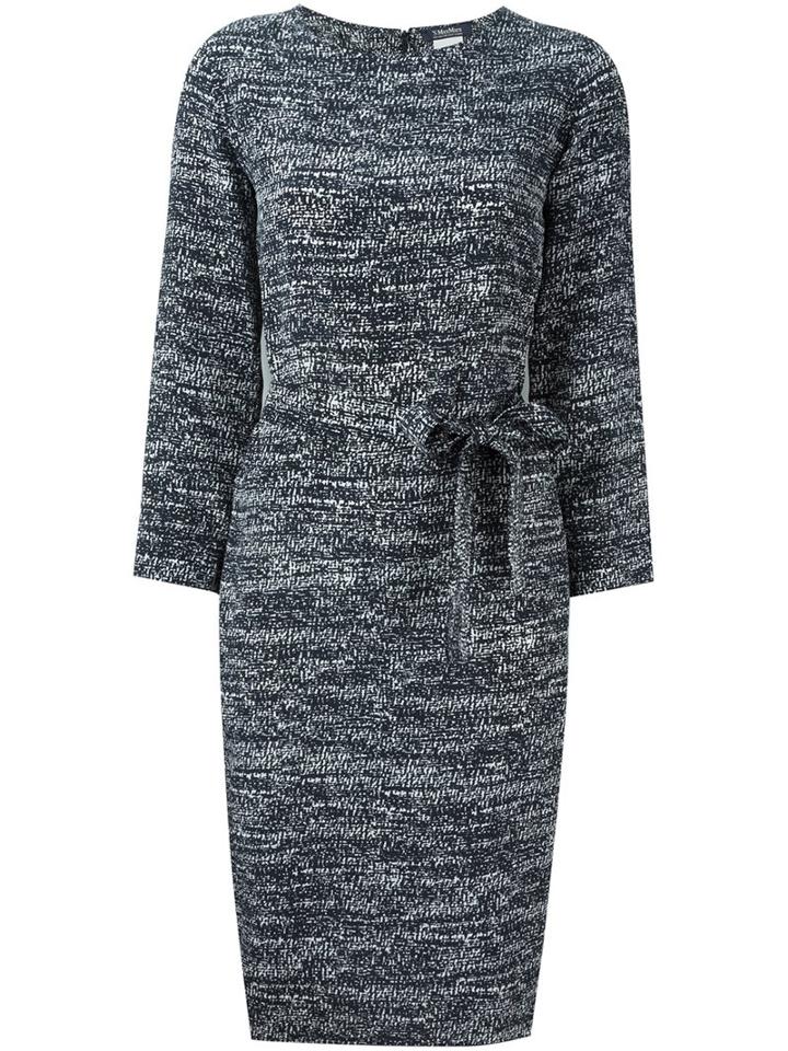 's Max Mara Crêpe De Chine 'zina' Dress, Women's, Size: 34, Black, Silk