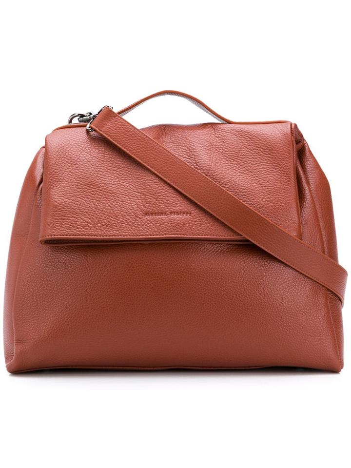 Fabiana Filippi Foldover Top Shoulder Bag - Brown
